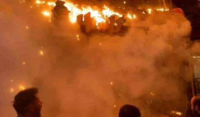 Isparta’da Kafede Yangın Paniği