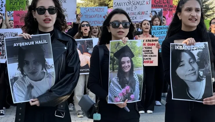 Isparta’da Öğrenciler Kadına Yönelik Şiddeti Protesto Etti